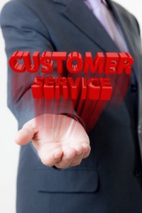 Businessman customer service